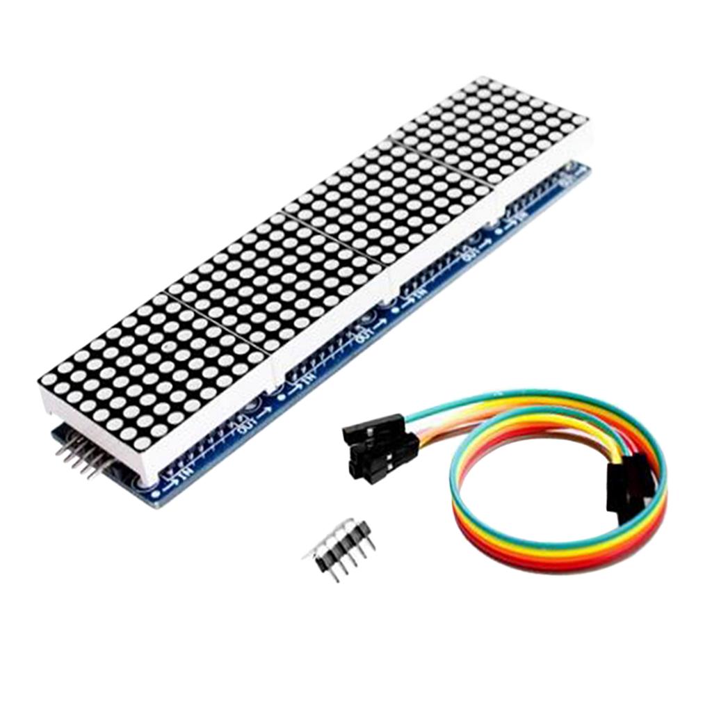 Max MAX7219 LED Dot Matrix 8-Digit Display Control Module for Arduino Blue