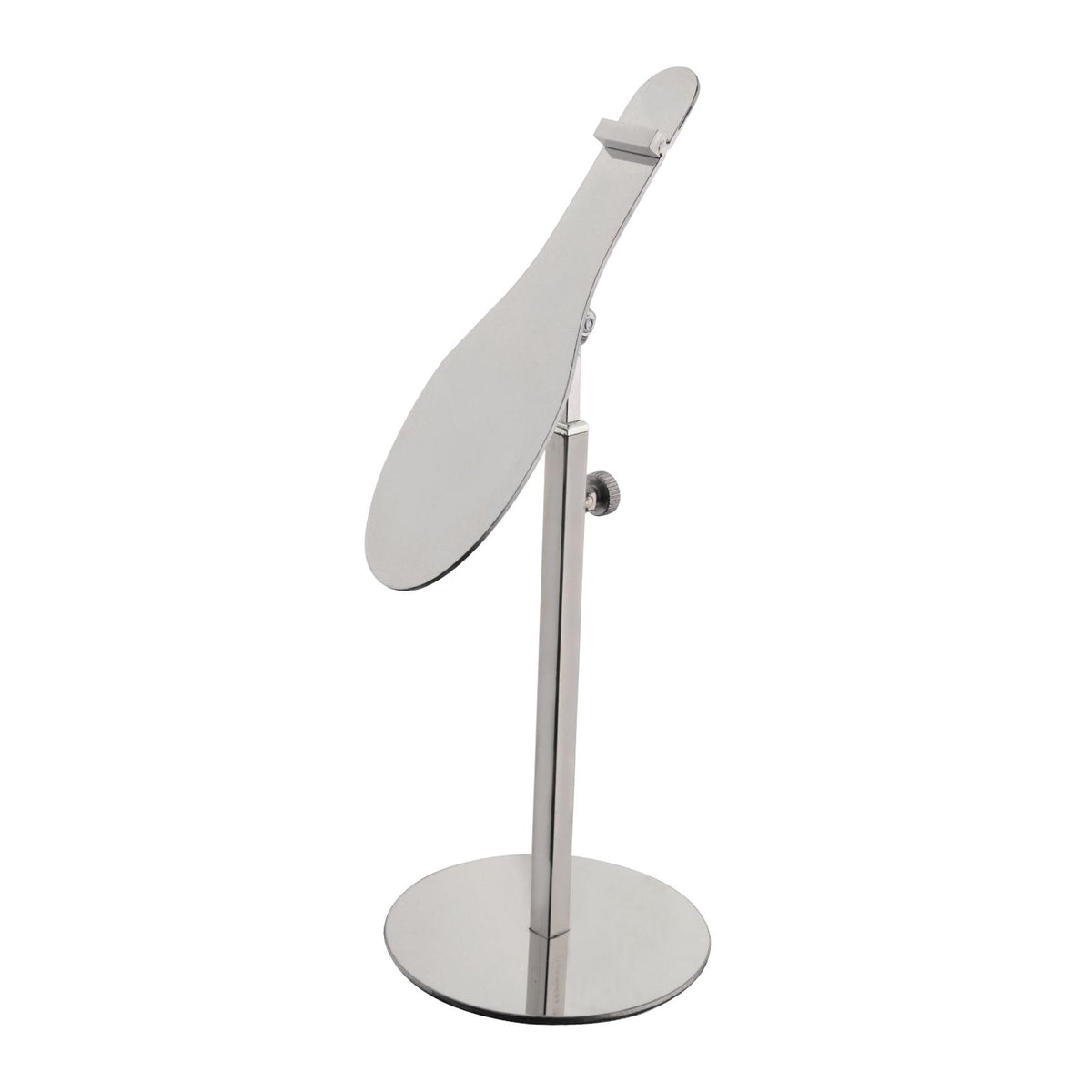 Maxbell Shoe Display Stand Rack Shelf for High Heels Countertop Clothing Store Brushed Argent