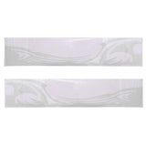Max 2x Car Flame Totem Side Skirt Modified Personal Decoration Body Paste White - Aladdin Shoppers