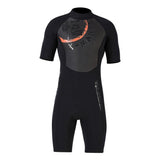 Maxbell 1Piece Men 1.5mm Diving Wetsuit One-Piece Short Sleeve Wet Suit Jumpsuit M