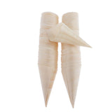 Max 100Pcs Cone Shaped Disposable Ice Cream Cups for Party Food Snacks 6x8cm