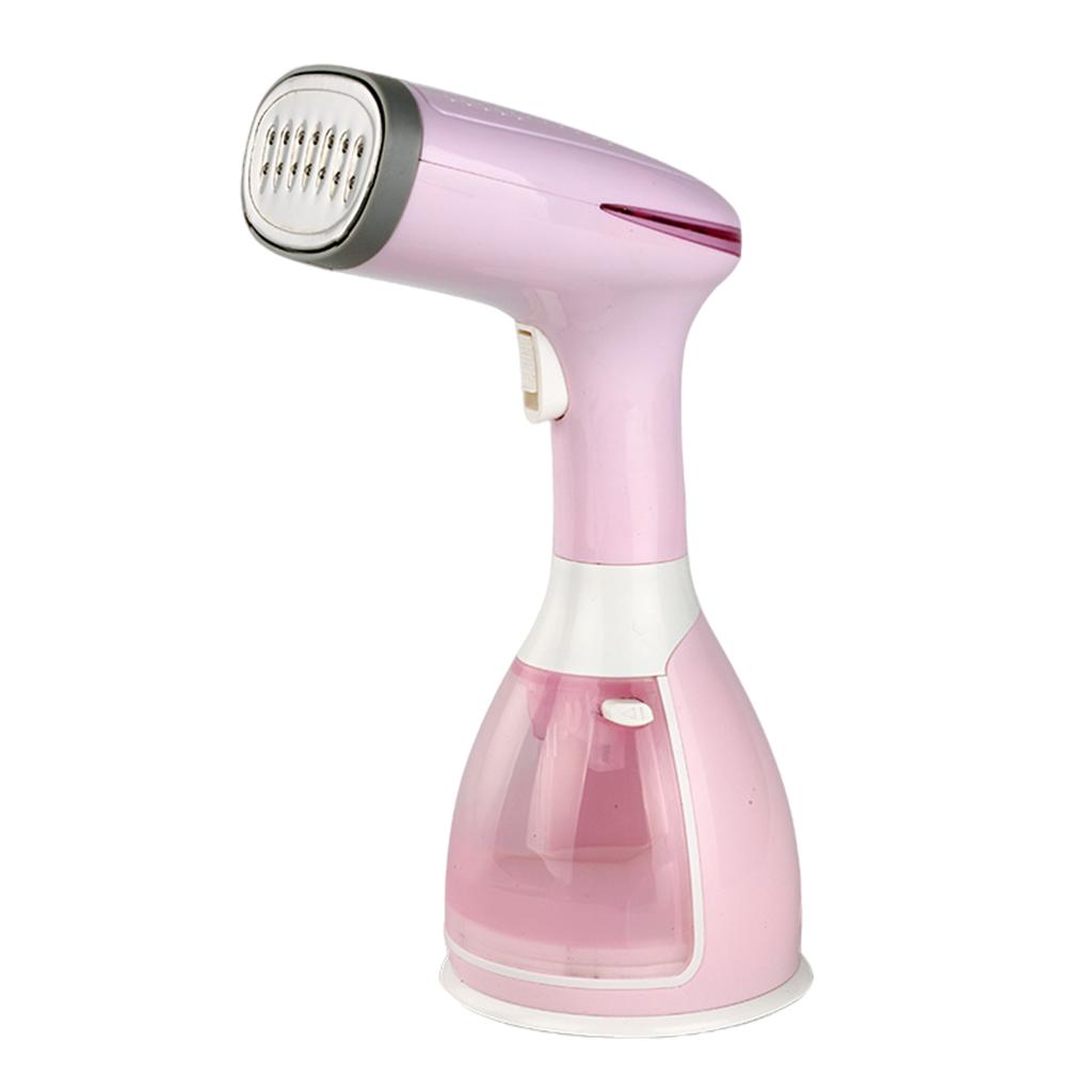 Maxbell Hand-Held Garment Steamer Auto-Off Electric 1500W 290ml for Office Travel Pink