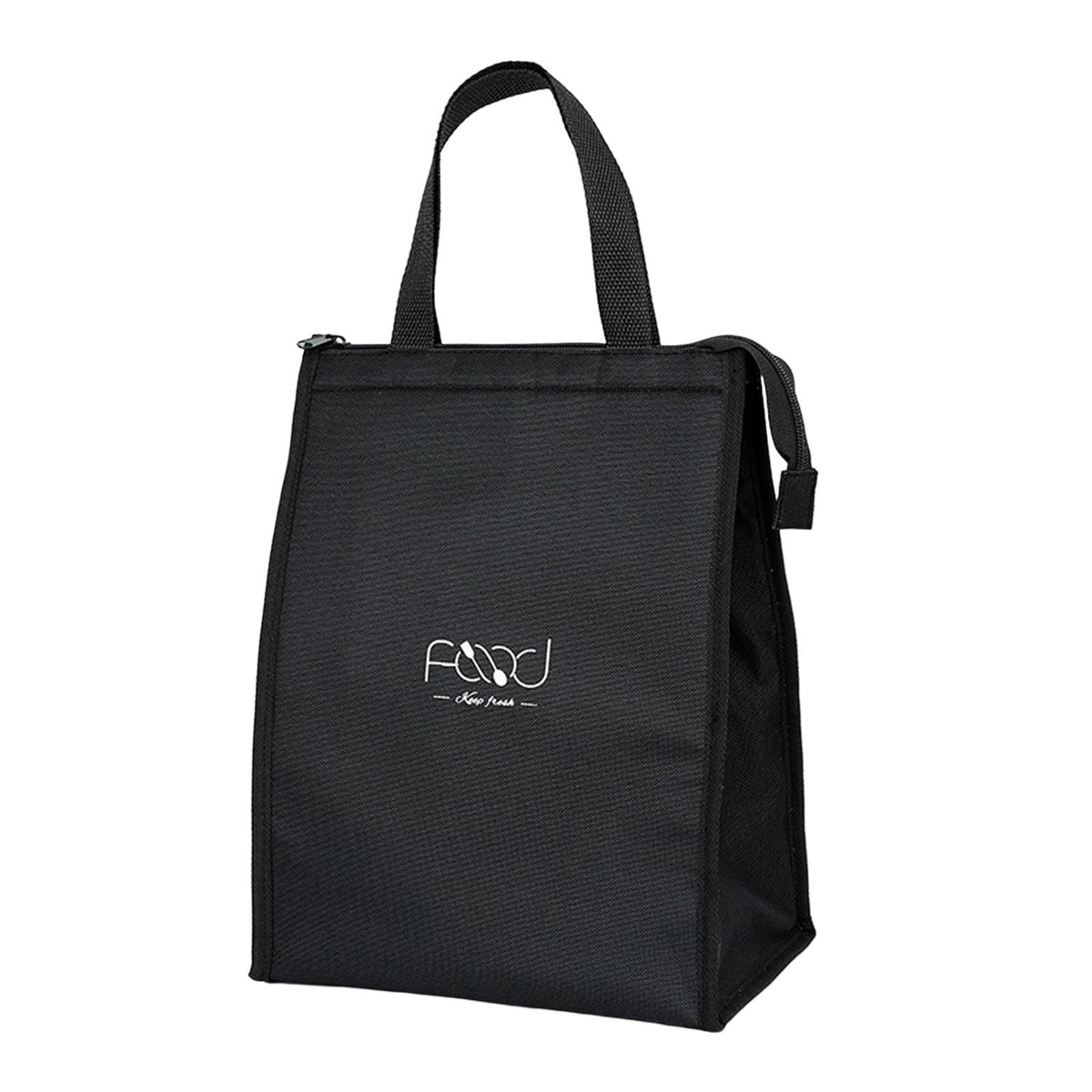 Maxbell Cooler Lunch Box Lunch Bags Case Insulated Reusable Teen Travel L Black