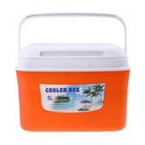 Maxbell Camping Outdoor Drinks Food Cooler Box Car Ice Bucket with Handle 5L orange