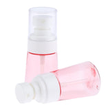 Max 2x Plastic Refillable Empty Fine Mist Pump Spray Bottles Travel Home 30ml
