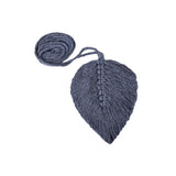 Maxbell Curtain Tiebacks Decoration Bohemian Handmade for Living Room Gray