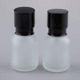 Max 2x Empty Glass Makeup Container Lotion Cream Jar Pump Bottle Case for Travel 50ML