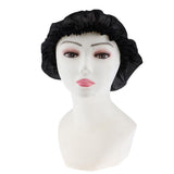 Max Portable Vintage Retro Royal Court/Nobility Style Lace Sleep Caps Black
