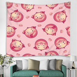 Max 3D Animal Wall Decor Tapestry Hanging Backdrop for Bedroom Living Room Dorm M Pig