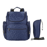 Maxbell Diaper Bag Backpack Large Capacity Baby Nursing Bag Dark Blue