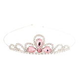 Maxbell Hairband Tiaras Headdress Decorative Accessories Gift for Girls Fairy Prom Pink