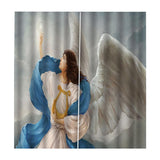 Max Waterproof Digitial Printed 3D Curtain Drapes for Bedroom Living Room B