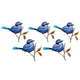 Max 5 Pieces Bird-shaped Embroidery Patch Stickers Sewing Crafts Accessories  A8