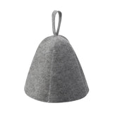 Maxbell Felt Bath Hat Russian Bath Hat for Steam Room Bathroom Accessories Unisex Grey