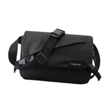 Maxbell Crossbody Bag Fashion Adjustable Strap Men Shoulder Bag for Walking Black