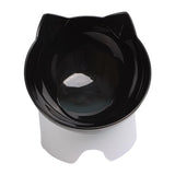 Maxbell Elevated Cat Food Bowls with Stand Dispenser Feeder Raised Dish Bowl Black