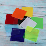 Max 10 Pieces 8x8cm Color Acrylic Board Model Building Materials DIY Accessories