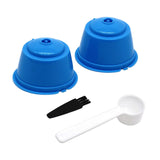 Maxbell 2 Pieces Coffee Filters Easy to Clean DIY Spoon Brush for Blue
