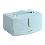 Maxbell Jewellery Storage Bag Jewelry Organizer Case Multiple for Gift Idea Blue