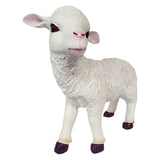 Max Maxb Resin Garden Farm Animal Sheep Statue Indoor Outdoor Decor Standing Right