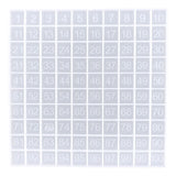 Maxbell Silicone 1-100 Number Board Mold Epoxy Casting Mould Resin Crafts Supplies