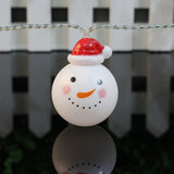 Maxbell Snowman Head LED String Light Christmas Home Decor Bulbs Party Lamp White