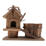 Max Creative Wooden Flower Pot Bonsai Planter Succulent Container Home Decor 6