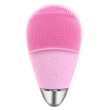 Maxbell Electric Vibrating Face Massager Deep Pore Cleansing Exfoliating Cleanser Pink