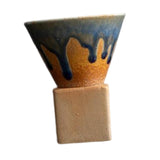Maxbell Coffee Mug Ceramic Traditional Espresso Mugs for restaurants Cafe Bar Kitchen Blue