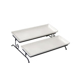 Maxbell Tiered Tray Stand Serving Plates for Wedding Party Birthday