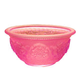 Maxbell Holy Water Bowl 8 Auspicious Glass Water Cup for Worship Buddha Cup Pink