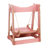 Maxbell Cat Hammock Bed Lounger Scratching Rope Pet Hanging Swing for Rabbit Kitten Pink