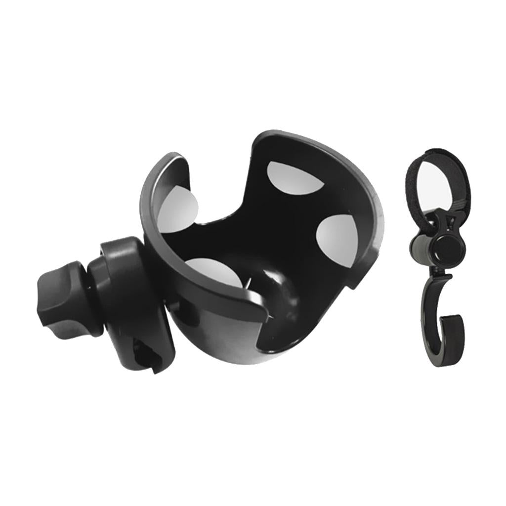 Maxbell Baby Stroller Cart Cup Holder Drink Bottle Mount & Stroller Bag Clip Hanger