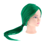 Maxbell Beauty Hairdressing Salon Hair Mannequin Practice Training Head Doll Green