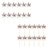 Max Birthday Wedding Cake Topper Insert Decoration Festival Supply Hair and Flower