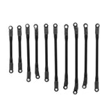 Maxbell 10 Pieces Aluminum Linkage Rod Link Set for Axial SCX10II 90046 RC Crawler