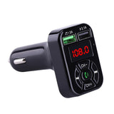 Max Maxb Bluetooth Car Charger 3.1A Fast Charge Card FM Car Bluetooth MP3 Transmitter Black