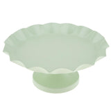Maxbell Wave Edge Cake Tray Macaroon Cupcake Stand Plate Metal Cake Tools Green M - Aladdin Shoppers