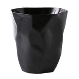 Maxbell Desktop Rubbish Bin Flowerpot Ashbin Dustbin Wastebasket Office Home Black