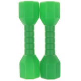 Maxbell 1 Pair Plastic Lightweight Dumbbell Outdoor Fitness Exercise Kids Toy Green