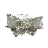 Max Maxb Bowknot Rhinestone Patch Applique Crystal Bridal Shoe Patch DIY Crafts Small