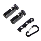 Maxbell Tall Stair Gauges Kit Framing Square Attachment Accessory Tools Anti Slip Black