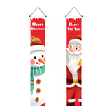Maxbell Outdoor Christmas Banners Porch Sign Hanging Sign Banners for Wall Decoration Style B