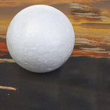Maxbell 10 x 4cm White Modelling Craft Polystyrene Foam Ball Sphere