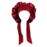 Maxbell Girls Hair Bonnet Portable Reusable for Cooking Shower Household Cleaning Red