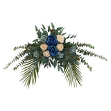 Maxbell Silk Floral Centerpiece Arrangement for Wedding Engagement Party Blue