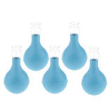 Max 5 Pieces Glass Silicone Anti Cellulite Massage Vacuum Cupping Cups Set 2cm