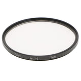 Max 77mm Close-Up +2 Macro Close Up Optical Lens Filter for DSLR Digital Cameras