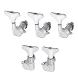 Maxbell 5Pcs String Tuning Pegs Machine Heads for Electric Bass 2L3R