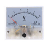 Max 85C1 DC Rectangle Ammeter Amp Current Tester Analog Panel Voltmeter 0-10 V